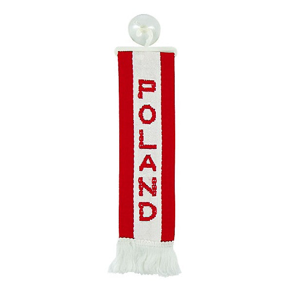 Знаме POLAND, с вендуза за захващане, 5х22 см.