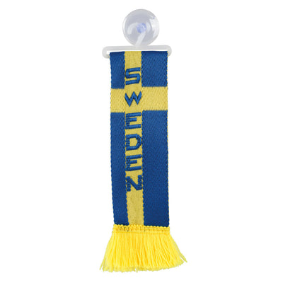 Знаме Sweden, с вендуза за захващане, 5х22 см.