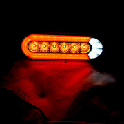 Малък LED/NEON стоп с 4 функции, динамичен мигач, Е маркиран, L=R