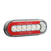 Малък LED/NEON стоп с 4 функции, динамичен мигач, Е маркиран, L=R