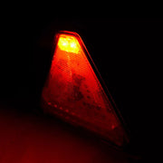 Ляв LED триъгълен стоп с 4 функции с динамичен мигач, 12/24V