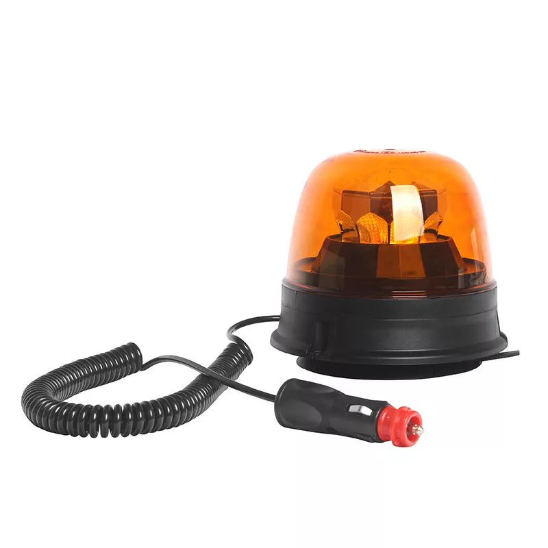 Оранжев LED маяк, тип Tornado с 6 функции, 12/24V